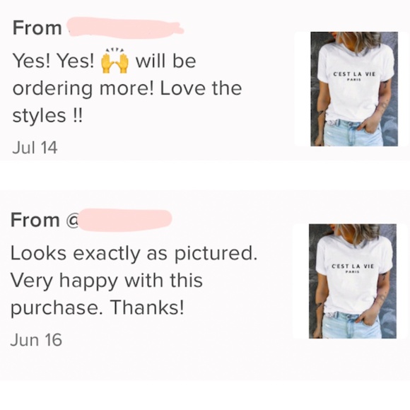 Black Graphic French Text Print Tee Shirt Short Sleeve Crew Neck - Picture 11 of 11